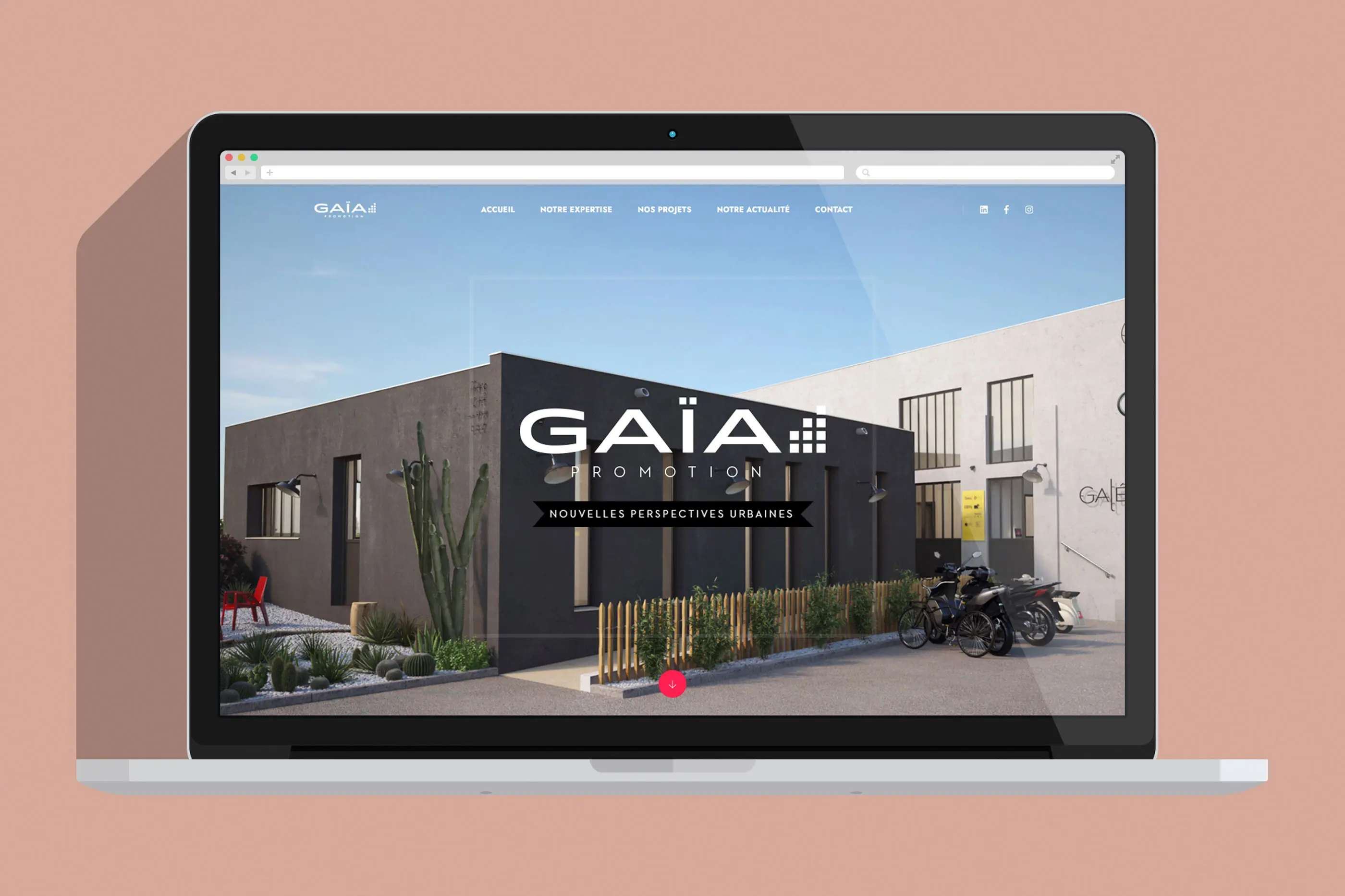 Site web Gaïa Promotion