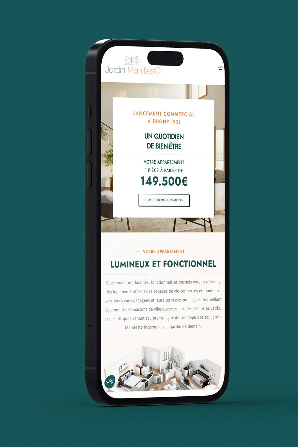 Webdesign Jardin Manifesto